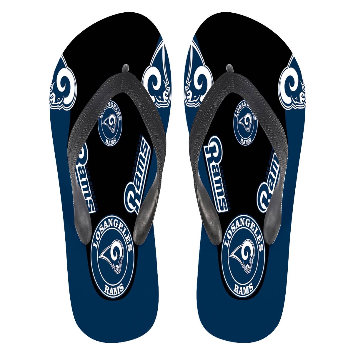 All Sizes Los Angeles Rams Flip Flops 001 All Sizes Los Angeles Rams Flip Flops 001